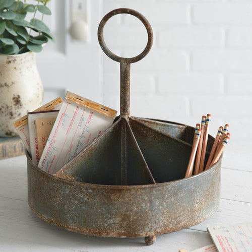 Farmhouse Denim Hardware Caddy