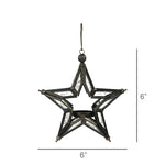 Hanging Star Tealight Holder