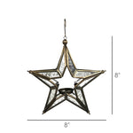 Hanging Star Tealight Holder