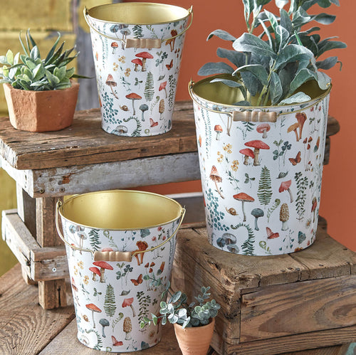 Cottage Core Bucket Set of 3