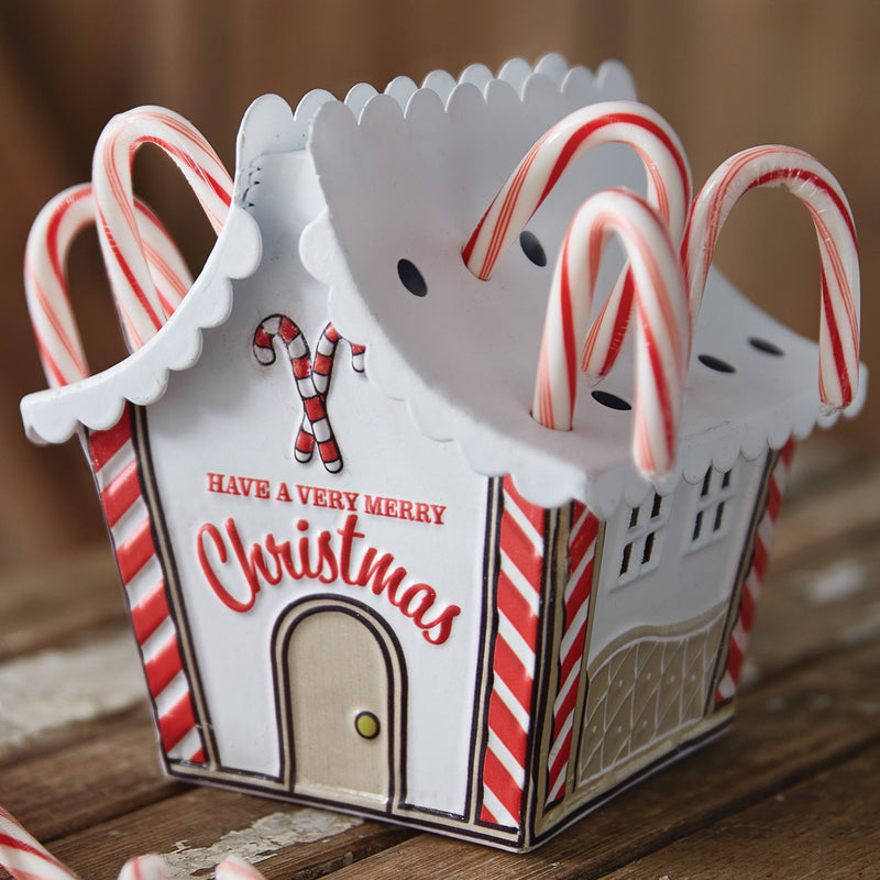 Gingerbread House Candy Cane Holder