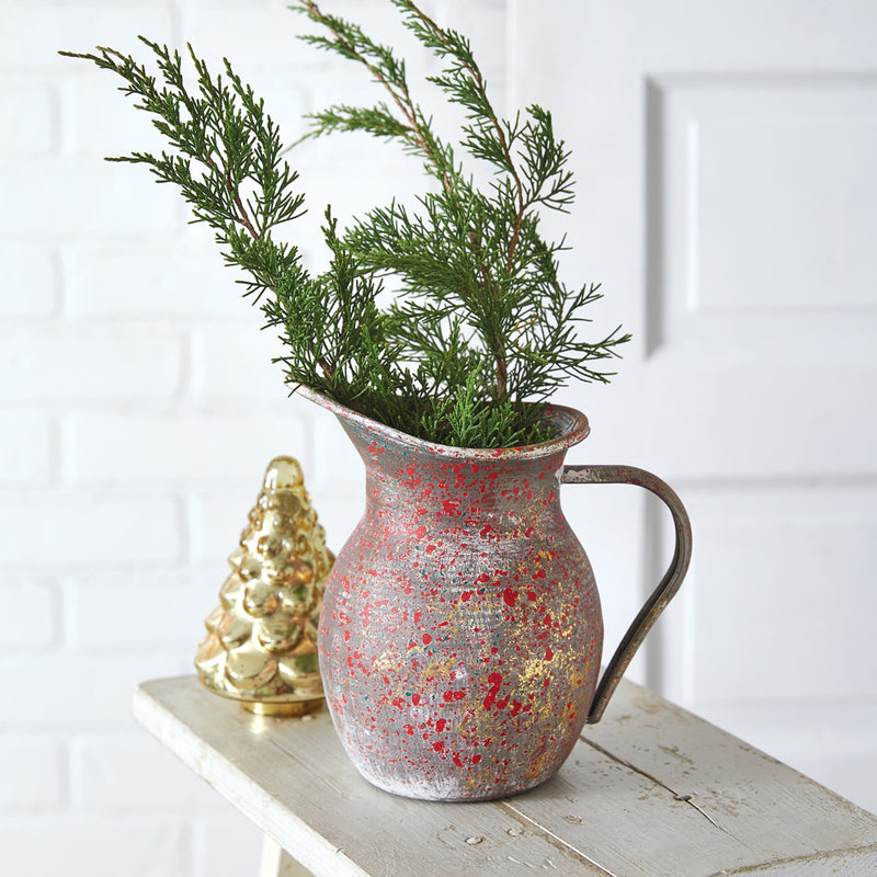 Festive Luster Decorative Pitcher