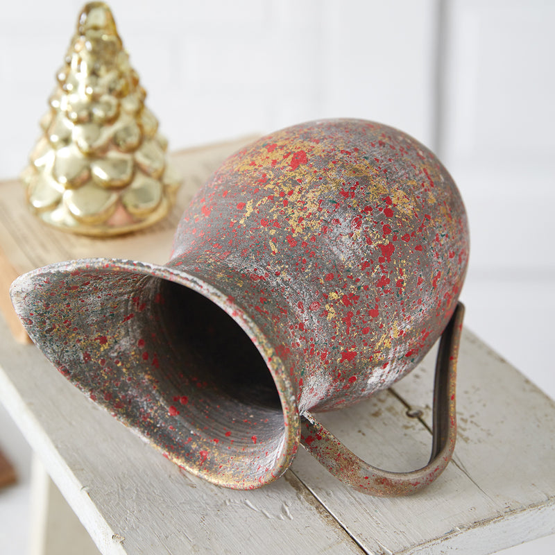 Festive Luster Decorative Pitcher