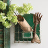 Rustic Green Wall Letter Keeper