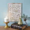 Silent Night Wall Sign