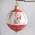 Scandinavian Paper Mache Oversized Ornament