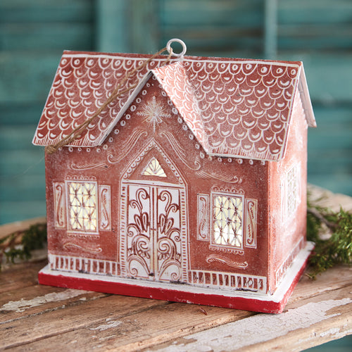 Gingerbread House Luminary