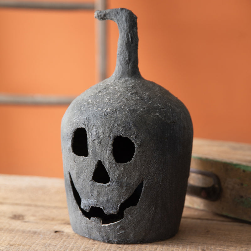 Jack-O-Lantern Paper Mache Sculpture