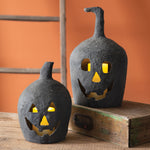 Jack-O-Lantern Paper Mache Sculpture