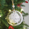 A Savior Is Born Paper Mache Ornament