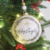 Holy Night Paper Mache Ornament