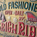 Old Fashioned Sleigh Rides Wall Sign