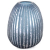 Yale Blue Asymmetrical Glass Vase