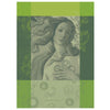 Garnier Thiebaut Venus De Boticelli Vert Kitchen Towel Set of 4