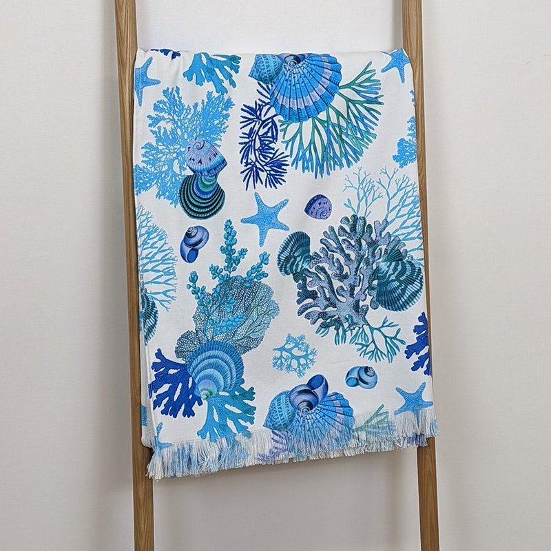 Garnier Thiebaut Seashell Blue Fouta