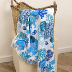 Garnier Thiebaut Seashell Blue Fouta