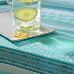 Garnier Thiebaut Mille Veracruz Aqua Tablecloth