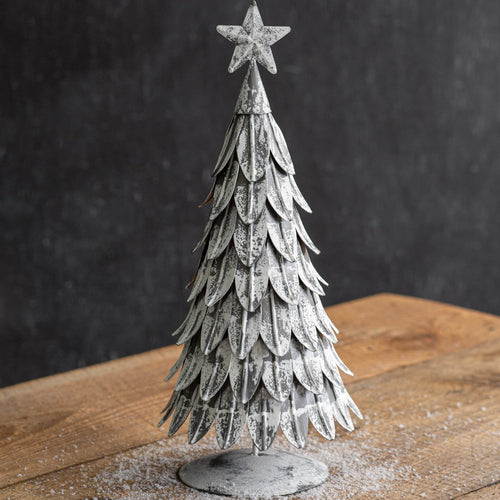 Christmas Tree Metal Sculpture