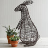 Wire Nest Bunny Sculpture