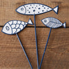 Fish Garden Pick Set of 3