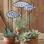 Fish Garden Pick Set of 3