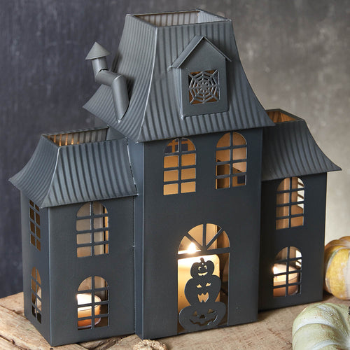 Haunted Mansion Halloween Candleholder