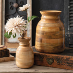 Craft Wood Vase