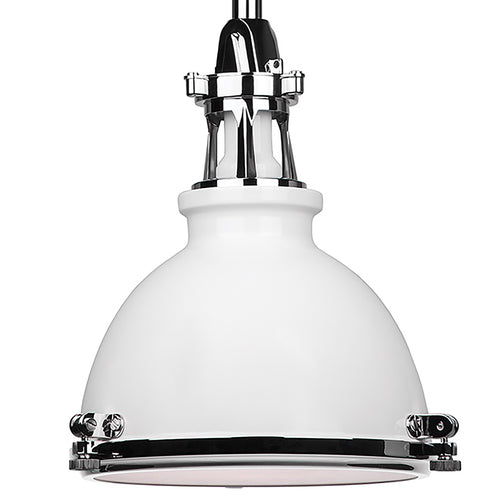 Hudson Valley Lighting Massena White Pendant