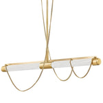 Noz Nozawa x Corbett Lighting Lariat Linear Chandelier