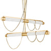 Noz Nozawa x Corbett Lighting Lariat Chandelier