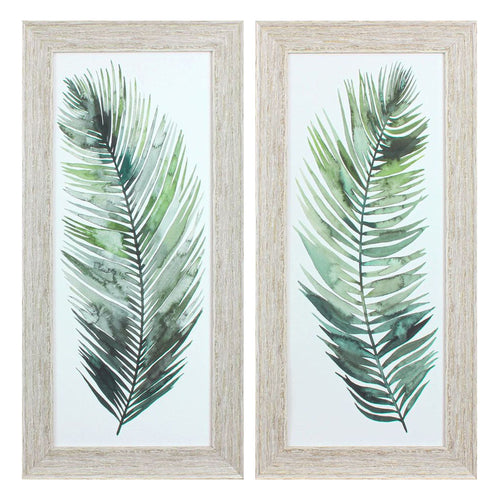 Dancing Palm Framed Art Set of 2