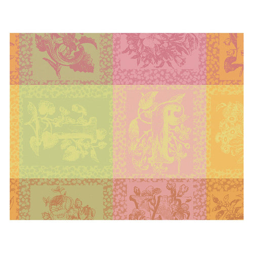 Garnier Thiebaut Mille Abecedaire Chatoyant Jacquard Placemat Set of 4