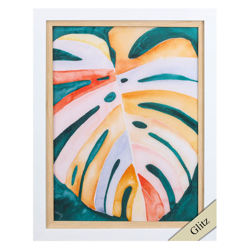 Parker Multicolor Monstera I Framed Art