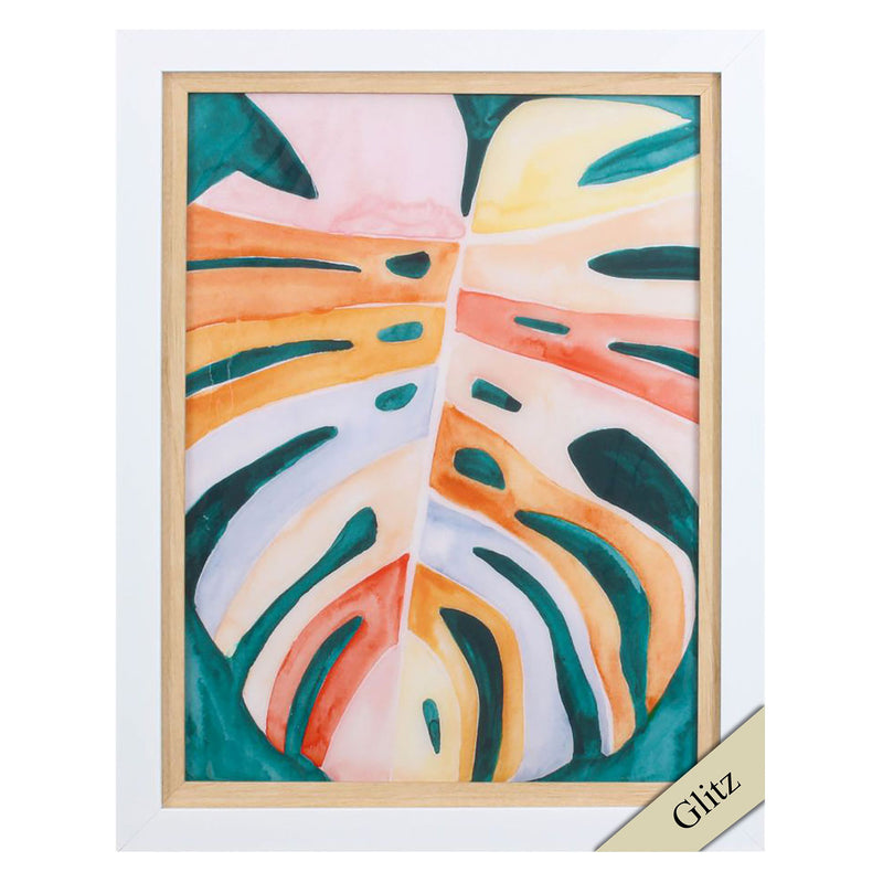 Parker Multicolor Monstera II Framed Art