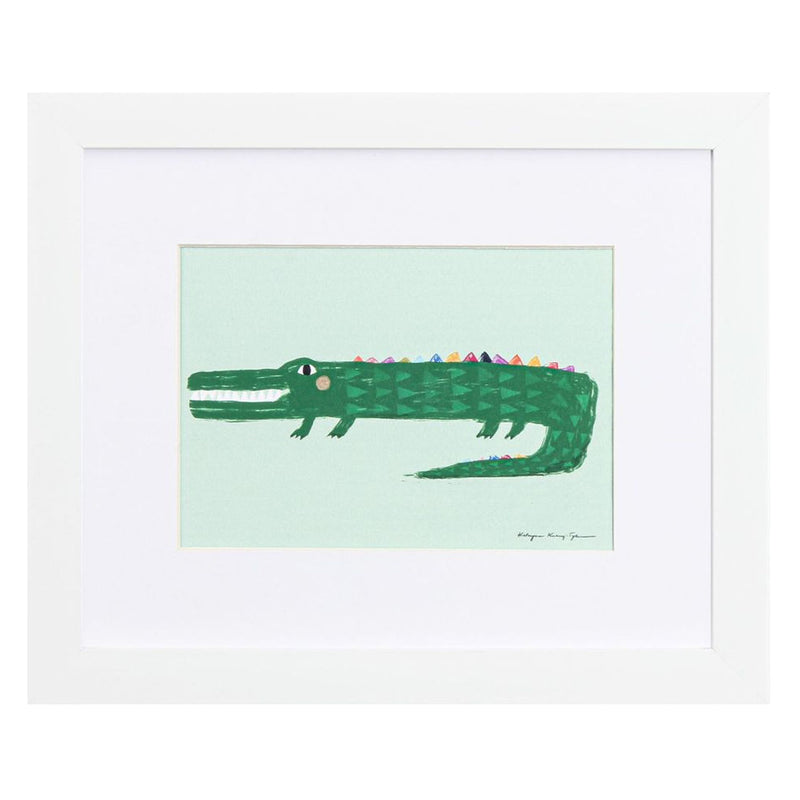 Kucwajtybu Crocodile Framed Art