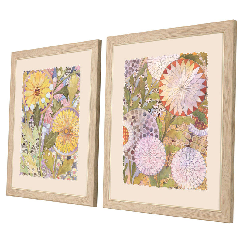 Lovell Whimsical Garden A Framed Art Set of 2