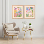 Lovell Whimsical Garden B Framed Art Set of 2