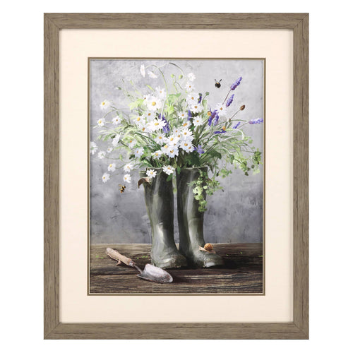 Cottage Gardening II Framed Art