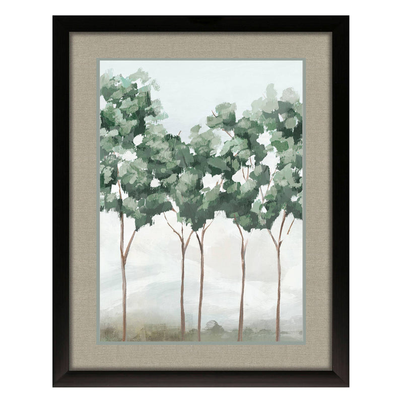 Ian Green and Gold Trees I Framed Art