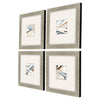 Jill Dancing Wind Framed Art Set of 4