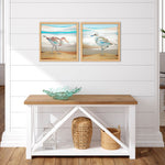 Haley Sandpiper Framed Art Set of 2