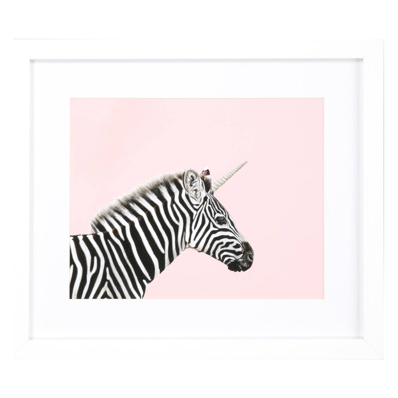 Gibb Zebra Corn Framed Art