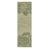 Garnier Thiebaut Jardin Spirituel Olive Jacquard Tablerunner