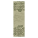 Garnier Thiebaut Jardin Spirituel Olive Jacquard Tablerunner