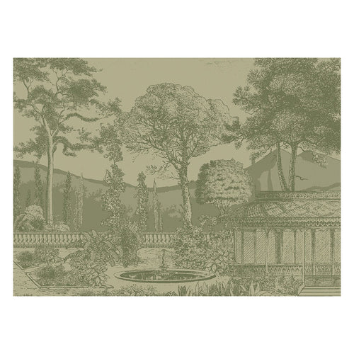 Garnier Thiebaut Jardin Spirituel Olive Jacquard Placemat Set of 4