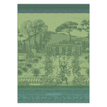 Garnier Thiebaut Jardin Spirituel Vert Jacquard Kitchen Towel Set of 4