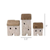 Kelso Wood Cottage Set of 3