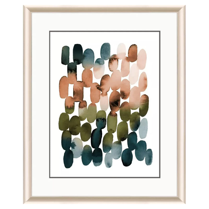 Nohren Earthy Brushstrokes Framed Art