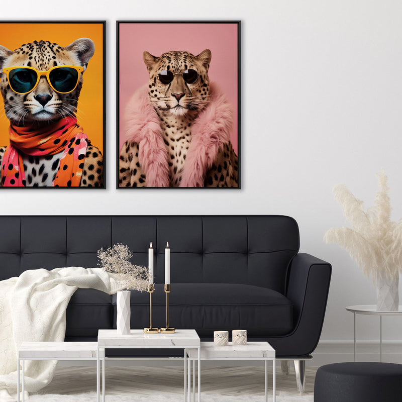 Haase Style Cat Canvas Art