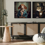 Lazar Charming Dog Canvas Art